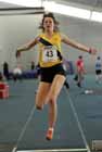 Emma Johnson (Jarrow) taking part in the under-17s long jump.